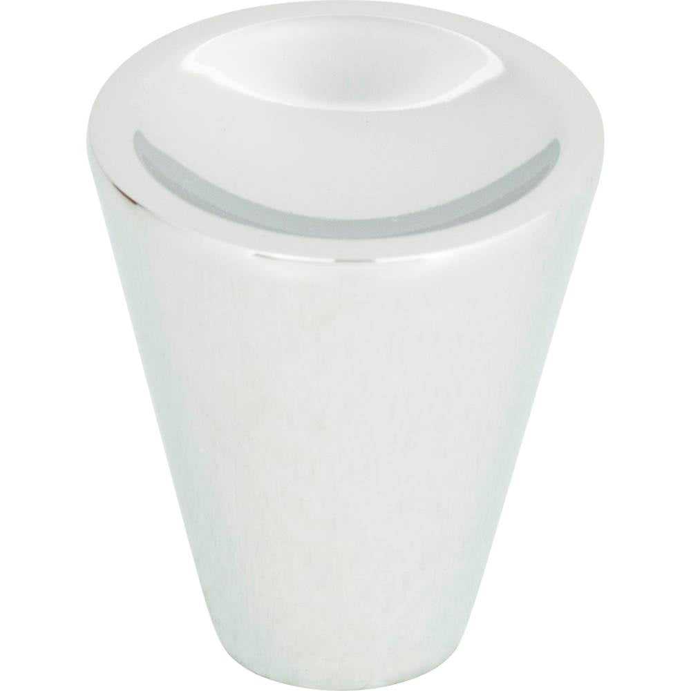 Atlas - Dap Cone Knob 1 Inch Polished Chrome - Polished Chrome