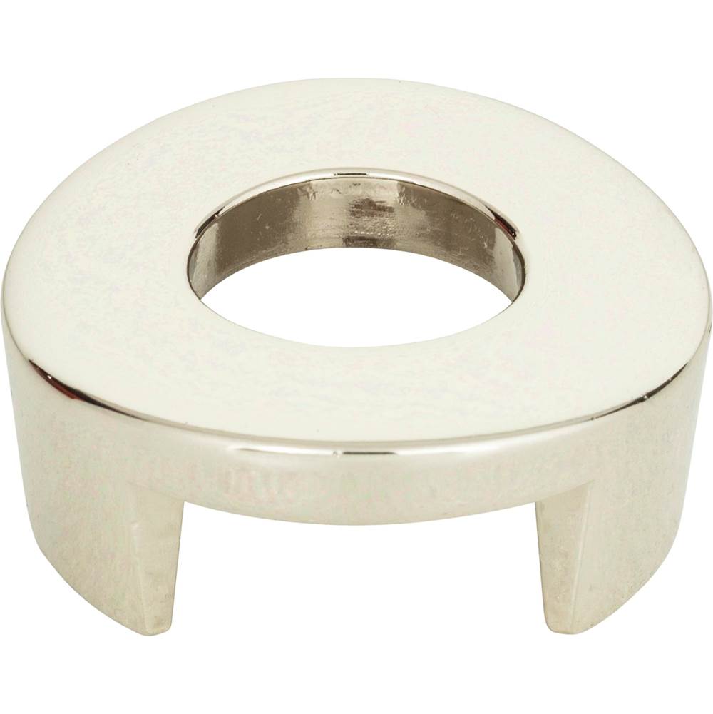 Atlas - Centinel Round Knob 1 1/4 Inch (c-c) Polished Nickel - Polished Nickel