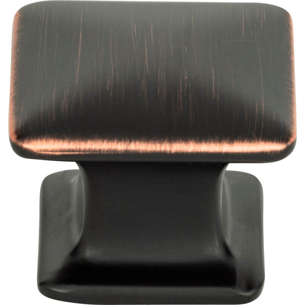 Atlas - Alcott Square Knob 1 1/4 Inch Venetian Bronze - Venetian Bronze