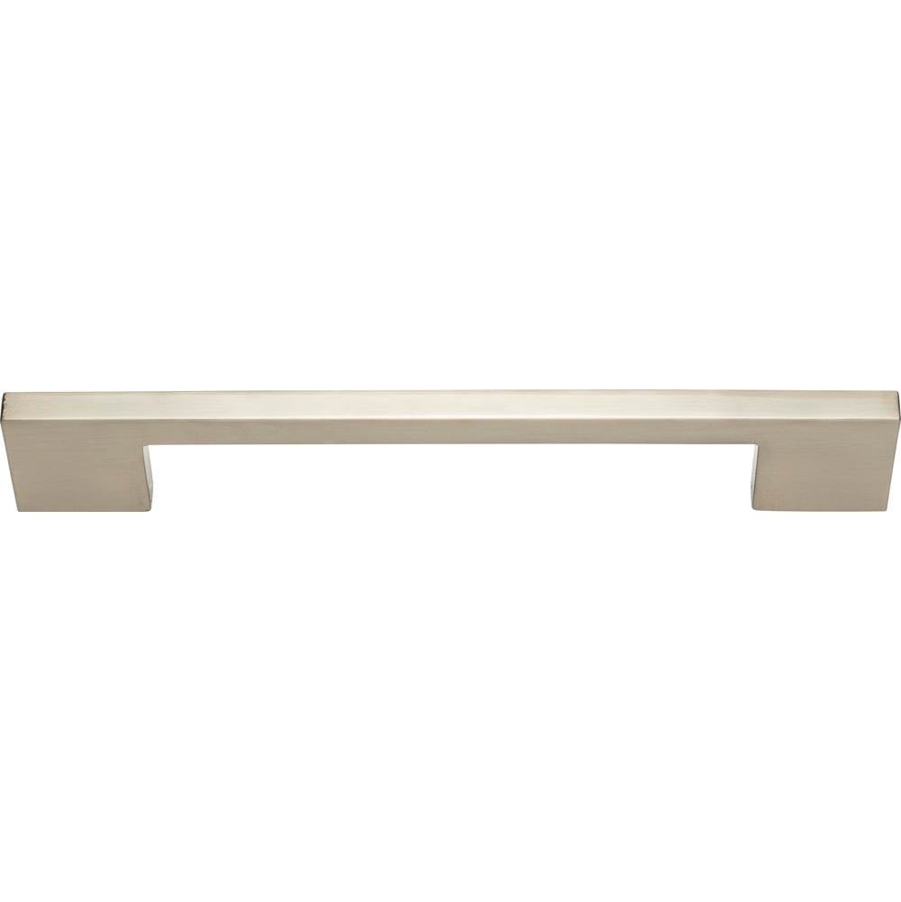 Thin Square Pull 7 9/16 Inch (c-c) Matte Black