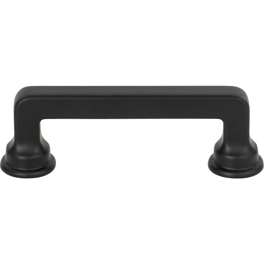 Atlas - Oskar Pull 3 Inch (c-c) Matte Black - Matte Black