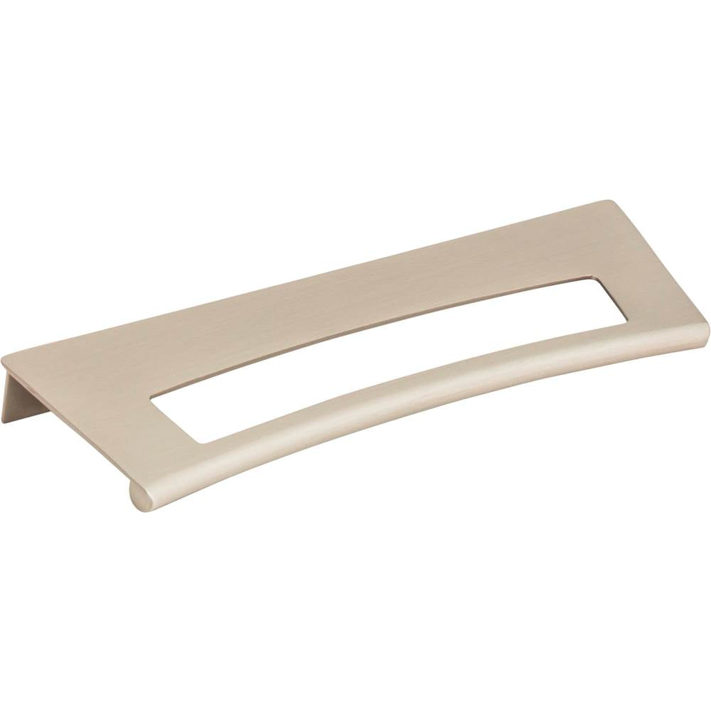 Mid Century Tab Pull 5 1/16 Inch (c-c) Brushed Nickel