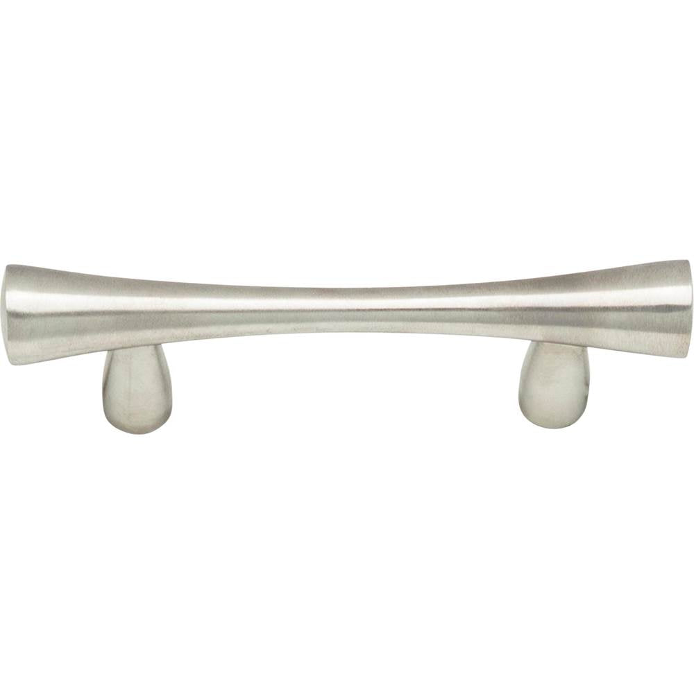 Fluted Pull 2 1/2 Inch (c-c) Polished Stainless Steel