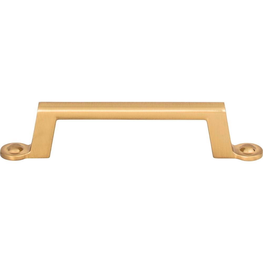 Atlas - Bradbury Pull 3 3/4 Inch (c-c) Warm Brass - Warm Brass
