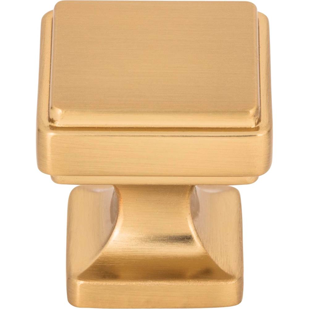 Atlas - Kate Knob 1 1/8 Inch Warm Brass - Warm Brass