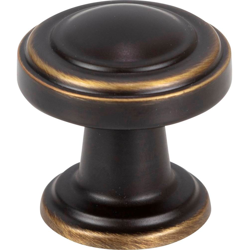 Atlas - Bronte Knob 1 1/8 Inch Cafe Bronze - Cafe Bronze