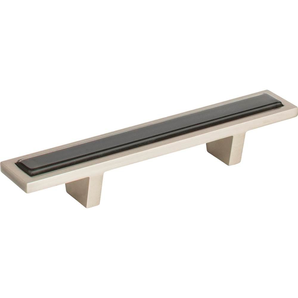 Spa Black Pull 3 Inch (c-c) Brushed Nickel