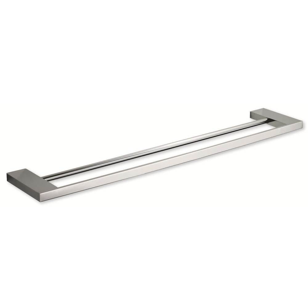 Atlas - Parker Bath Towel Bar 24 Inch Double Polished Chrome - Polished Chrome