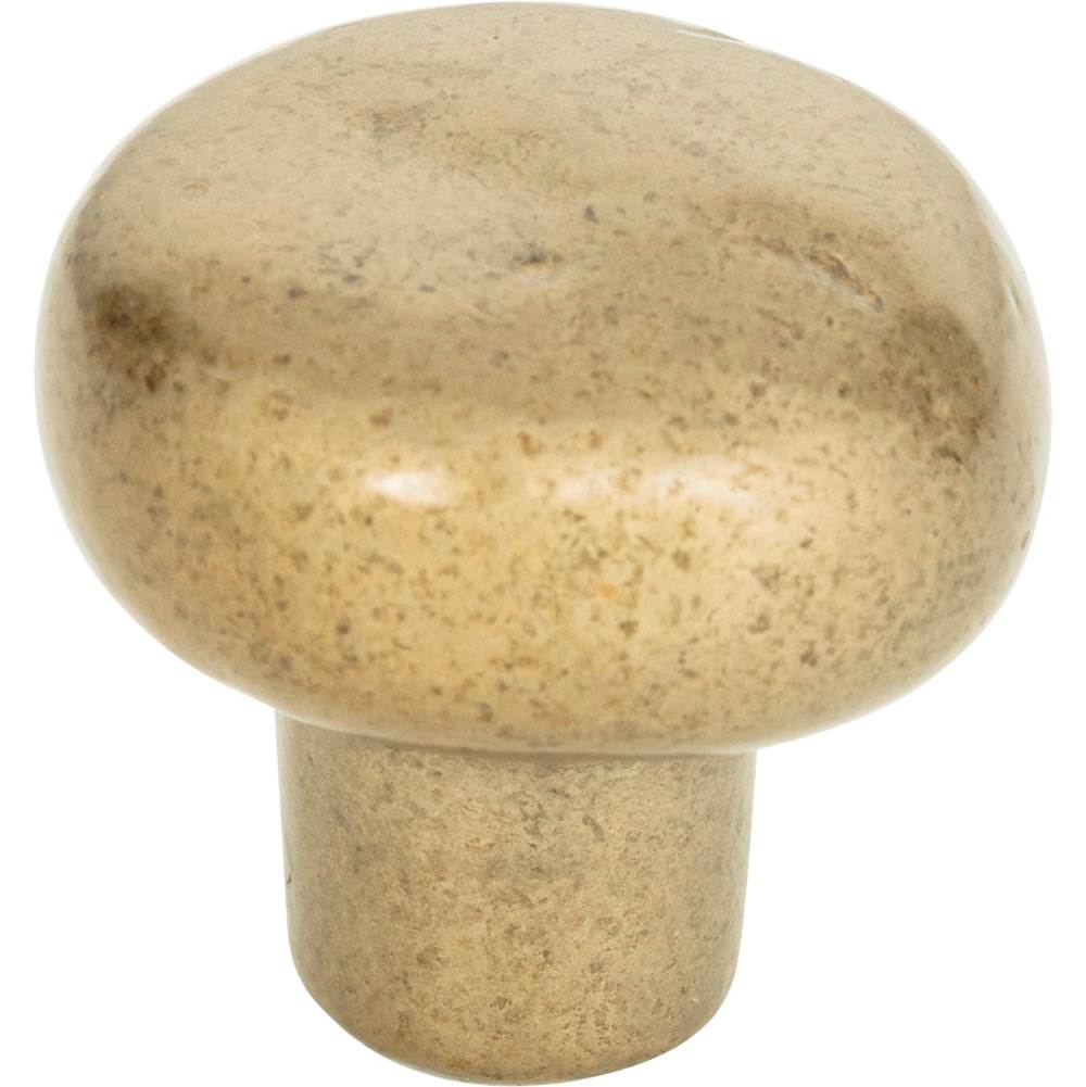 Atlas - Distressed Round Knob 1 3/8 Inch Champagne - Champagne