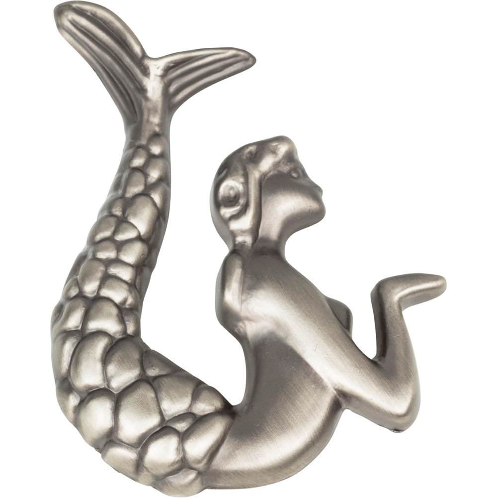Mermaid Knob Left 2 1/2 Inch Burnished Bronze