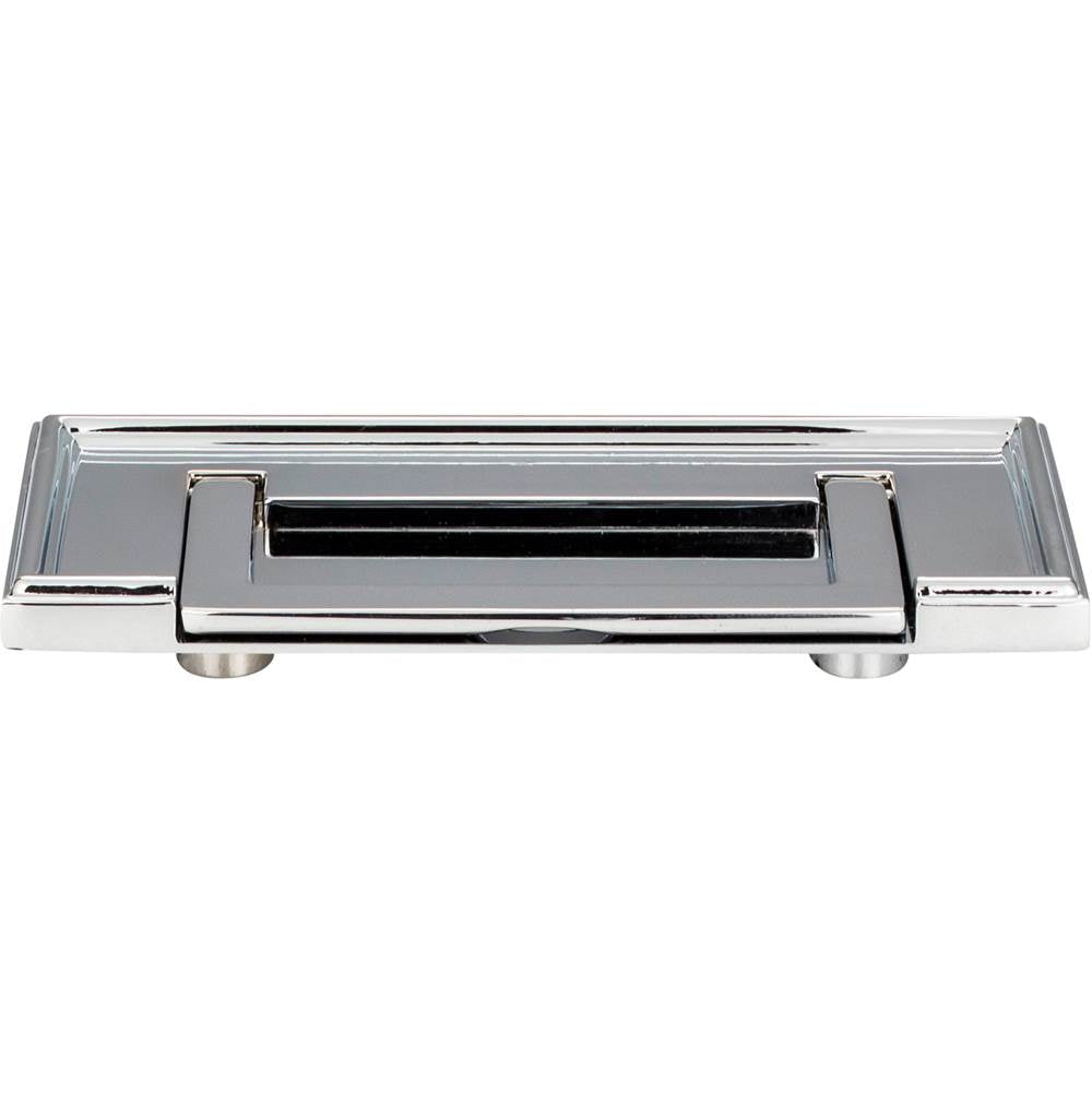 Atlas - Campaign Rope Drop Pull 3 Inch (c-c) Polished Chrome - Polished Chrome