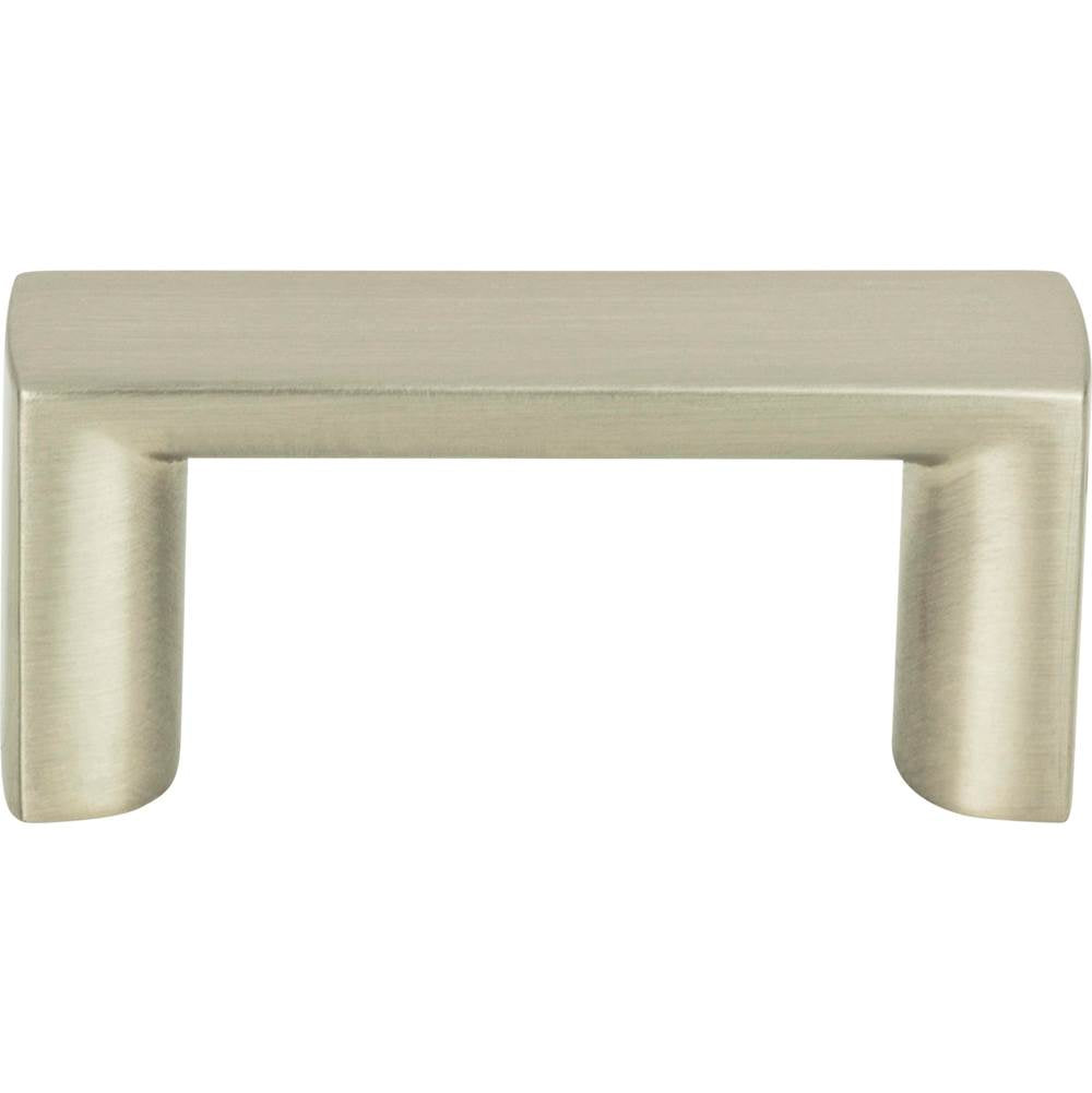 Atlas - Tableau Squared Pull 1 7/16 Inch (c-c) Brushed Nickel - Brushed Nickel