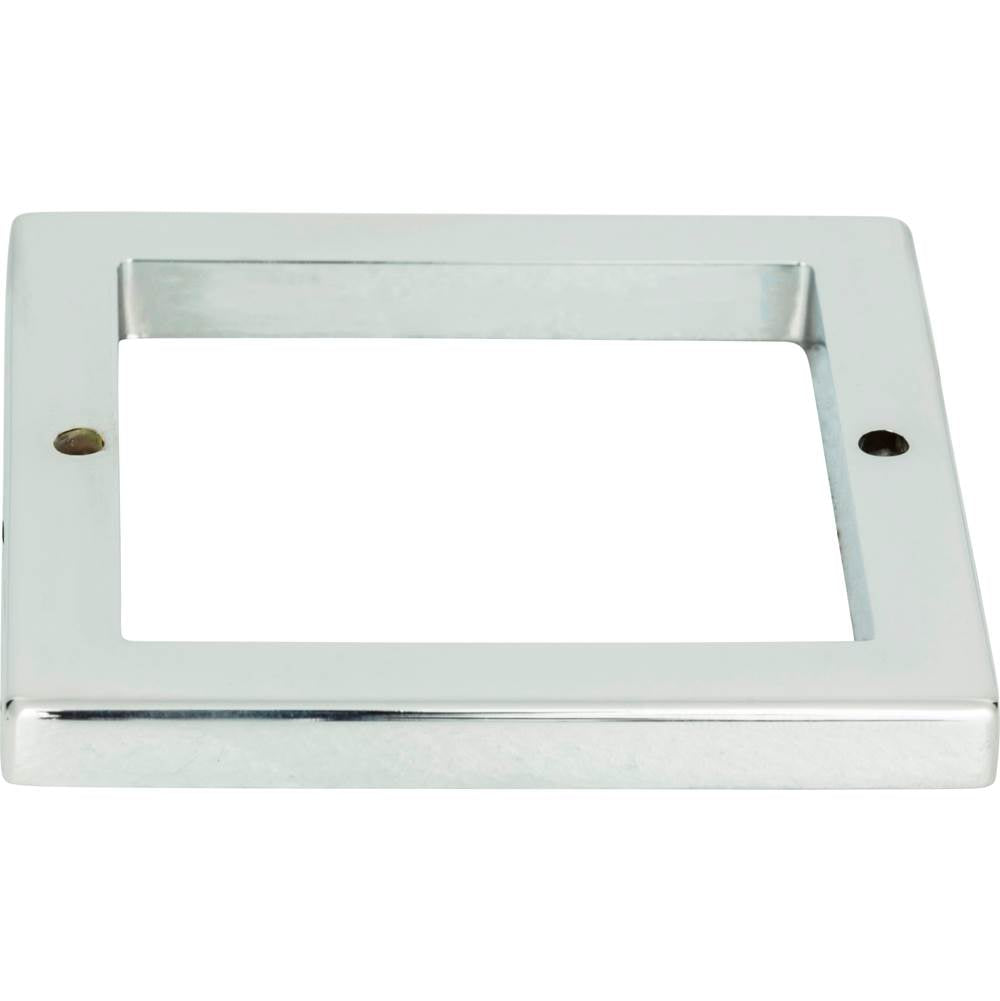 Atlas - Tableau Square Base 2 1/2 Inch Polished Chrome - Polished Chrome