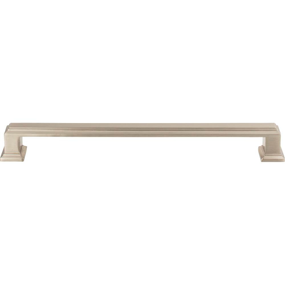 Atlas - Sutton Place Pull 7 9/16 Inch (c-c) Brushed Nickel - Brushed Nickel