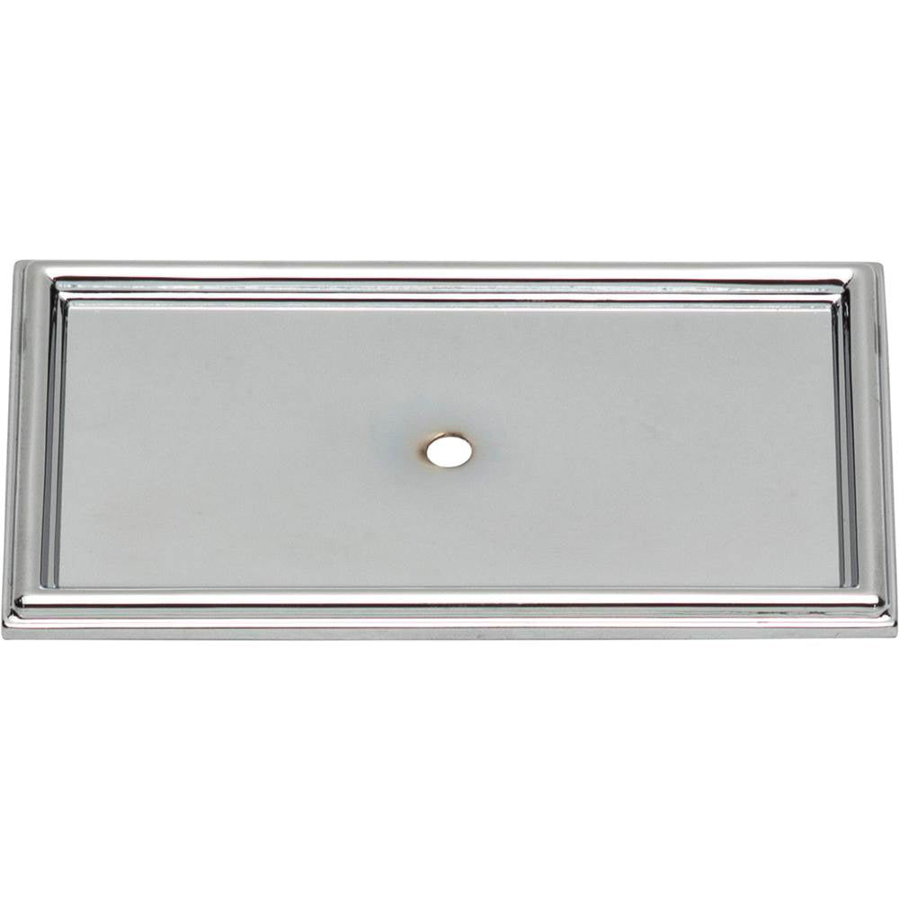 Campaign Rope Backplate 3 11/16 Inch Brushed Nickel