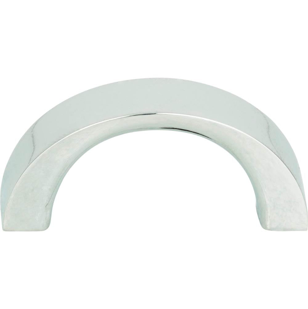 Atlas - Tableau Curved Pull 1 7/16 Inch (c-c) Polished Chrome - Polished Chrome