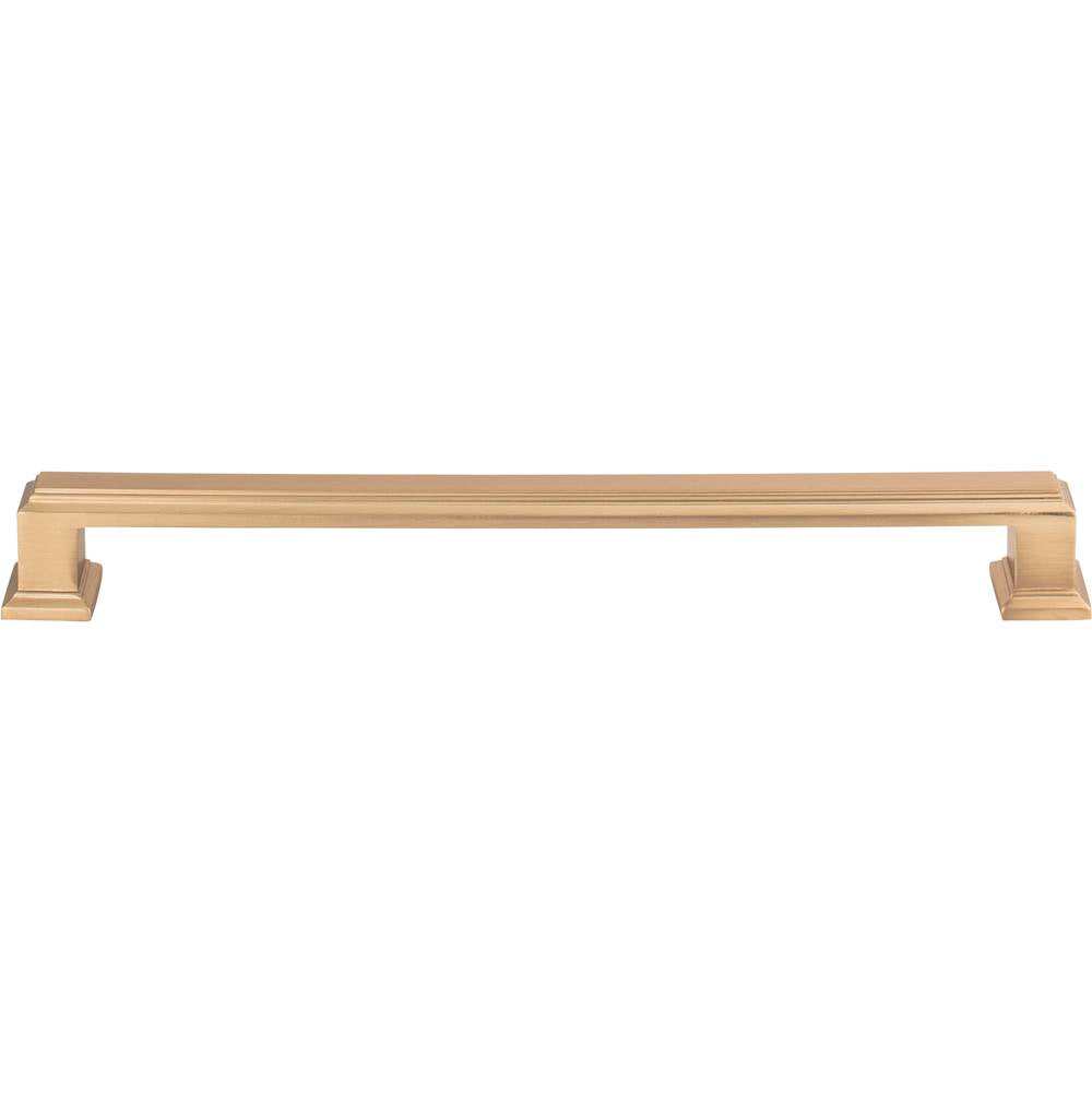 Atlas - Sutton Place Pull 7 9/16 Inch (c-c) Champagne - Champagne