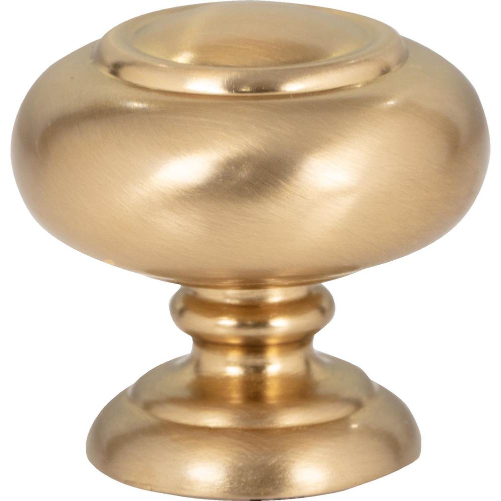 Atlas - Victoria Knob 1 1/4 Inch Warm Brass - Warm Brass