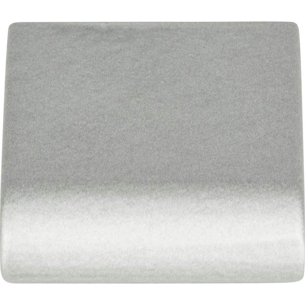 Atlas - Round Rail Knob 1 1/8 Inch Matte Chrome - Matte Chrome