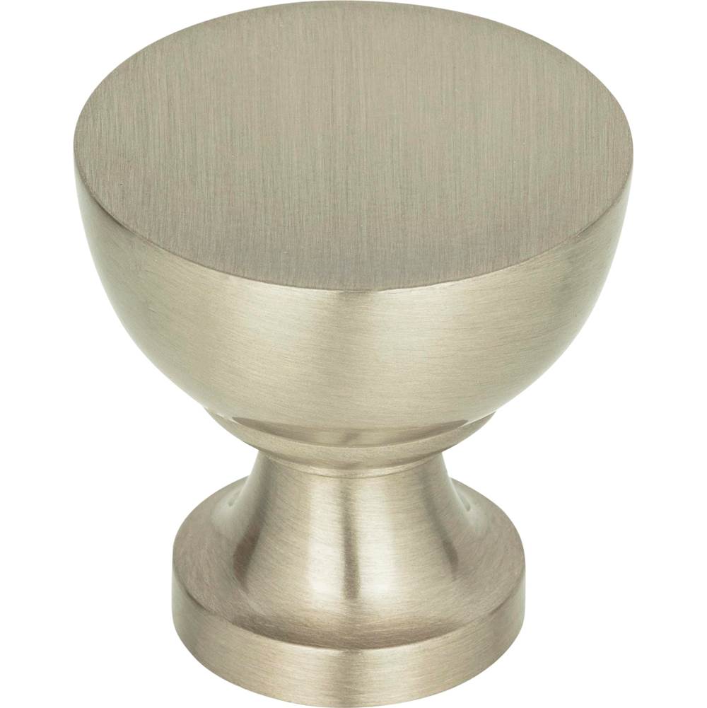 Atlas - Shelley Round Knob 1 1/4 Inch Brushed Nickel - Brushed Nickel