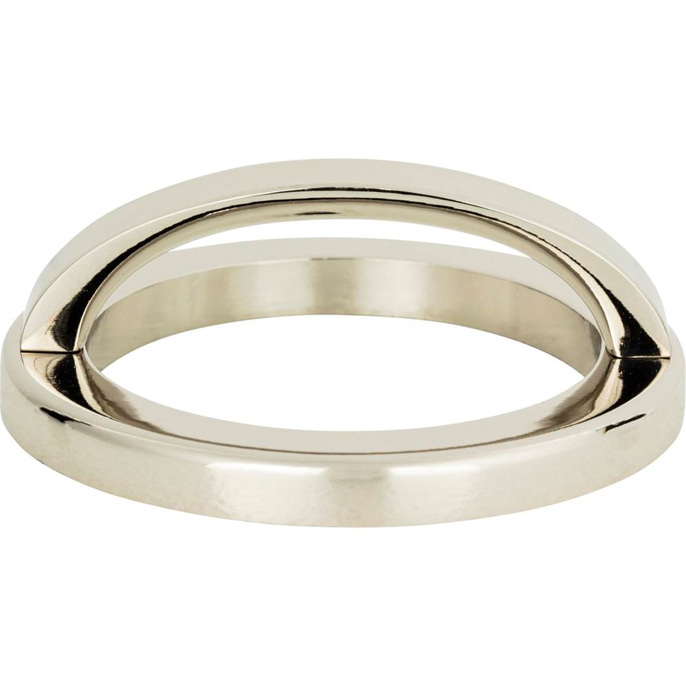 Atlas - Tableau Round Base and Top 2 1/2 Inch (c-c) Polished Nickel - Polished Nickel