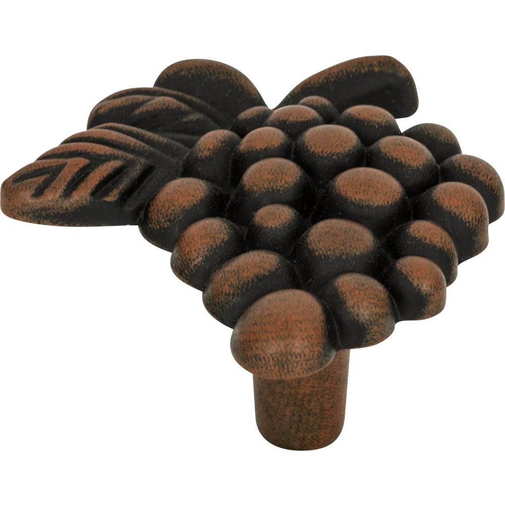 Atlas - Vineyard Grapes Knob 2 Inch Rust - Rust