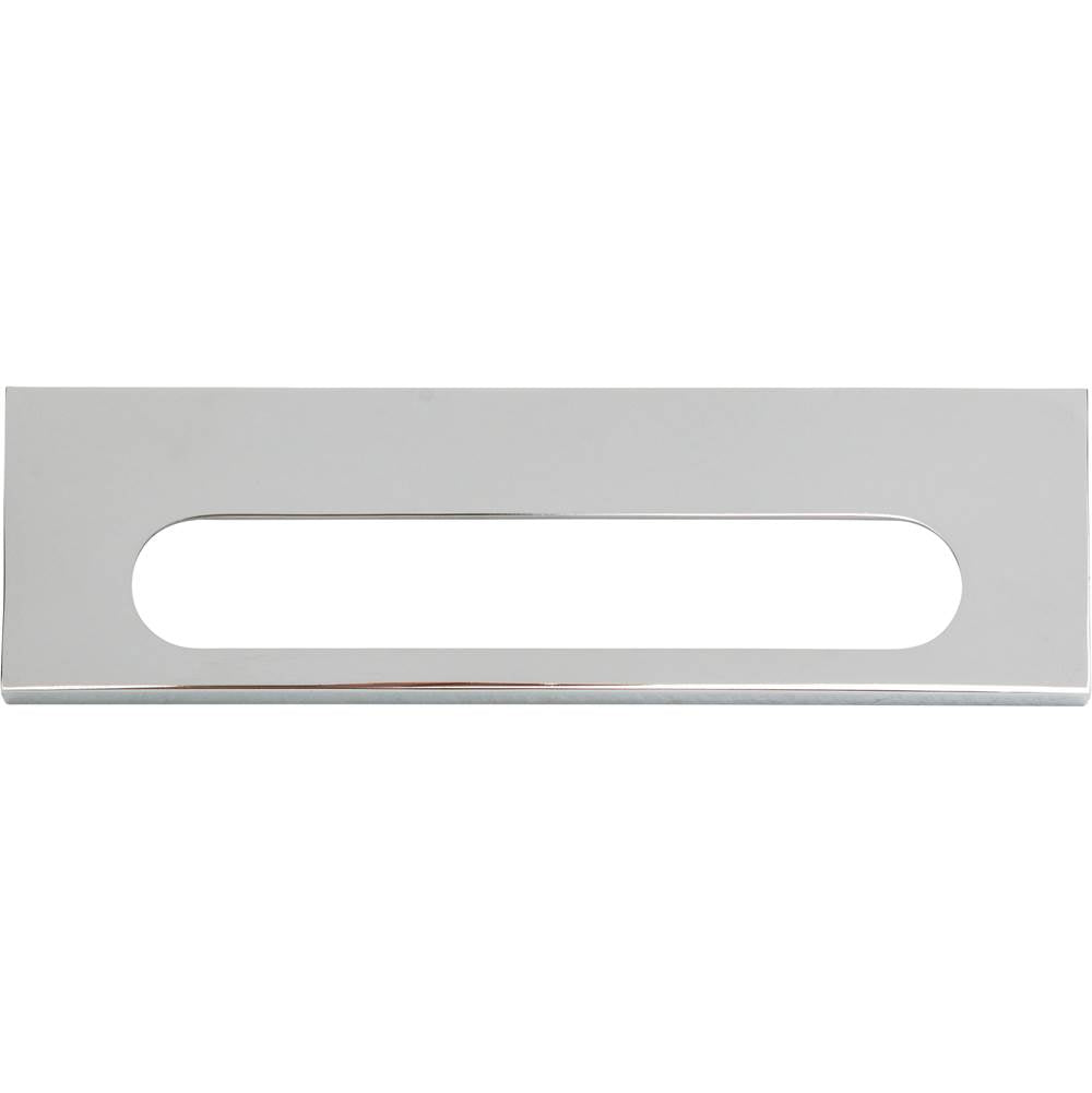 Modern Square Edge Tab Pull 5 1/16 Inch (c-c) Brushed Nickel