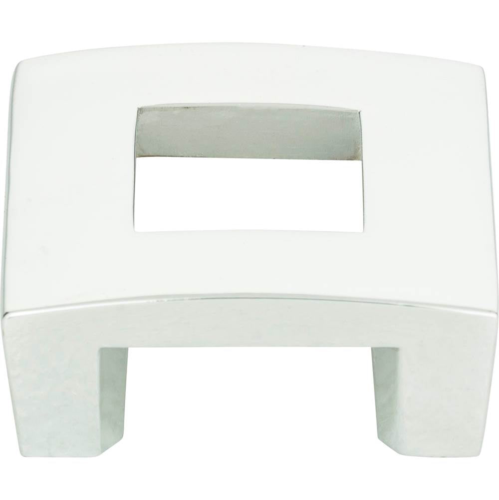 Atlas - Centinel Square Knob 1 1/4 Inch (c-c) Polished Chrome - Polished Chrome
