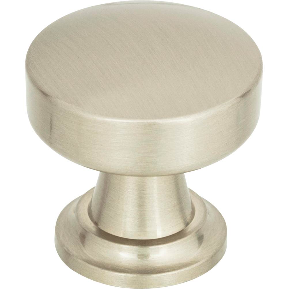 Atlas - Browning Round Knob 1 1/4 Inch Brushed Nickel - Brushed Nickel