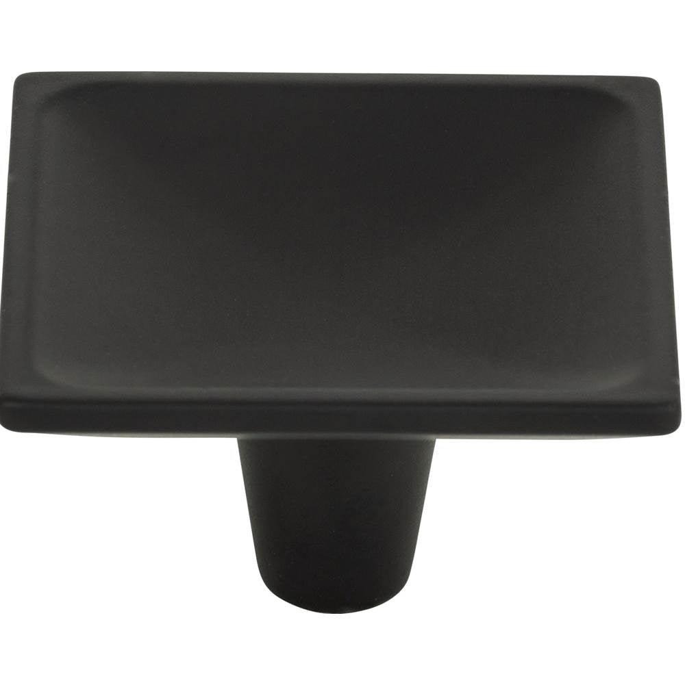 Atlas - Dap Square Knob 2 Inch Matte Black - Matte Black