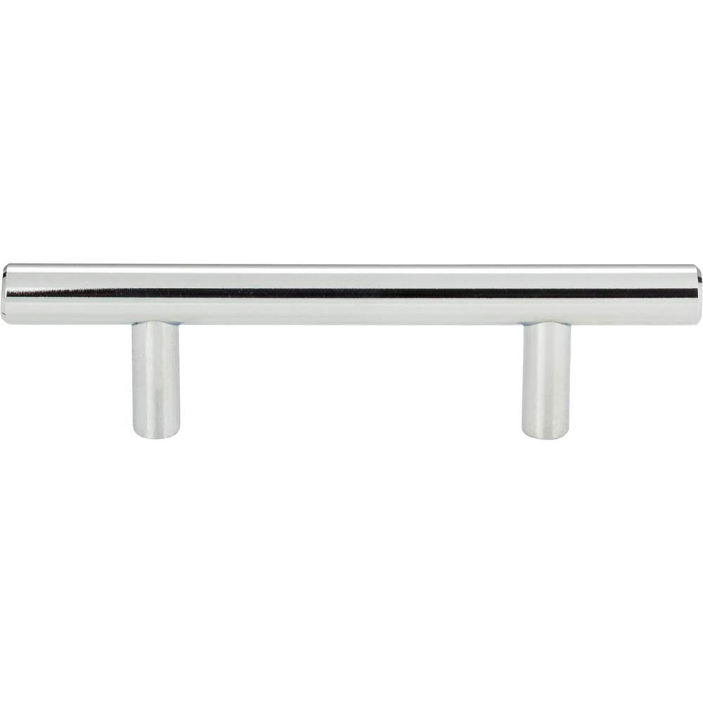 Atlas - Skinny Linea Pull 3 Inch (c-c) Polished Chrome - Polished Chrome
