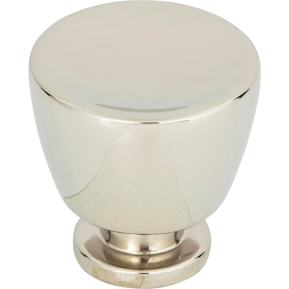 Atlas - Conga Knob 1 1/4 inch Polished Nickel - Polished Nickel