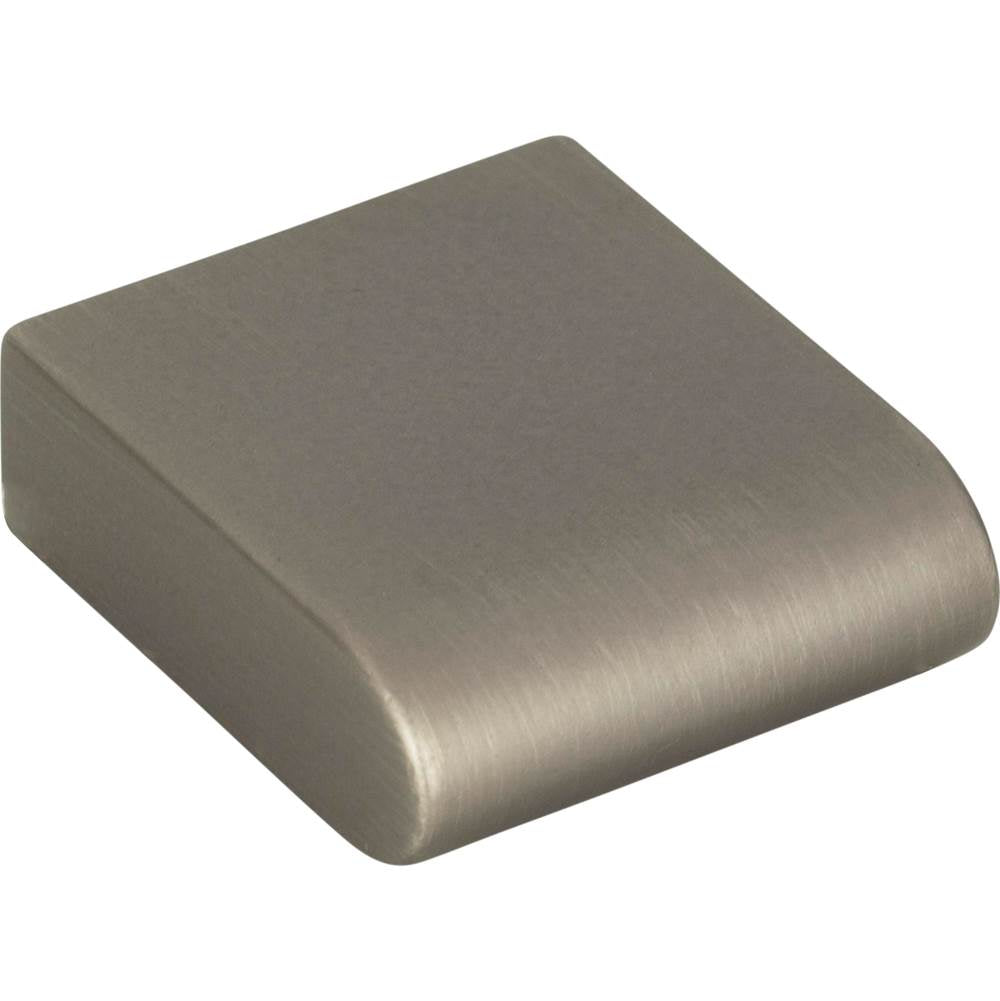 Round Rail Knob 1 1/8 Inch Matte Black