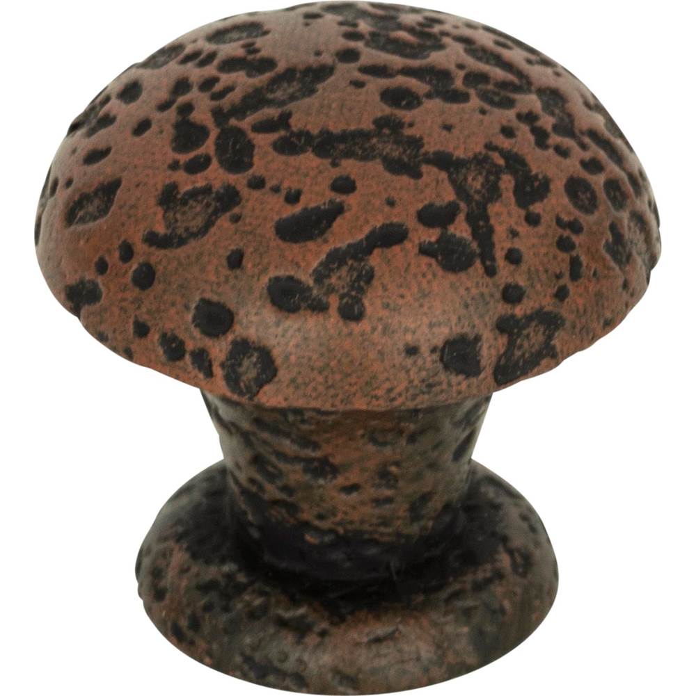 Atlas - Olde World Knob 1 Inch Rust - Rust