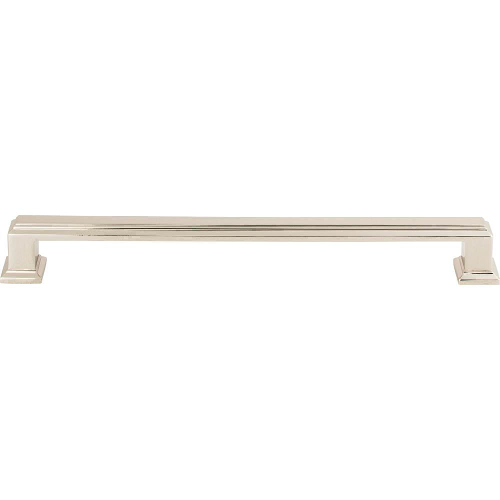 Atlas - Sutton Place Pull 7 9/16 Inch (c-c) Polished Nickel - Polished Nickel