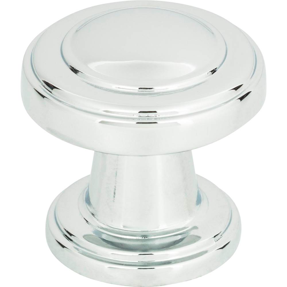 Atlas - Bronte Knob 1 1/8 Inch Polished Chrome - Polished Chrome