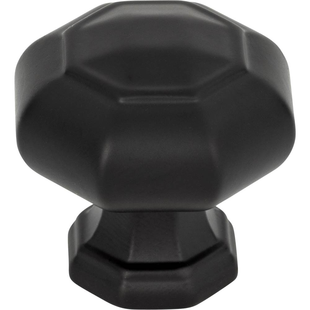 Atlas - Elizabeth Knob 1 1/4 inch Matte Black - Matte Black