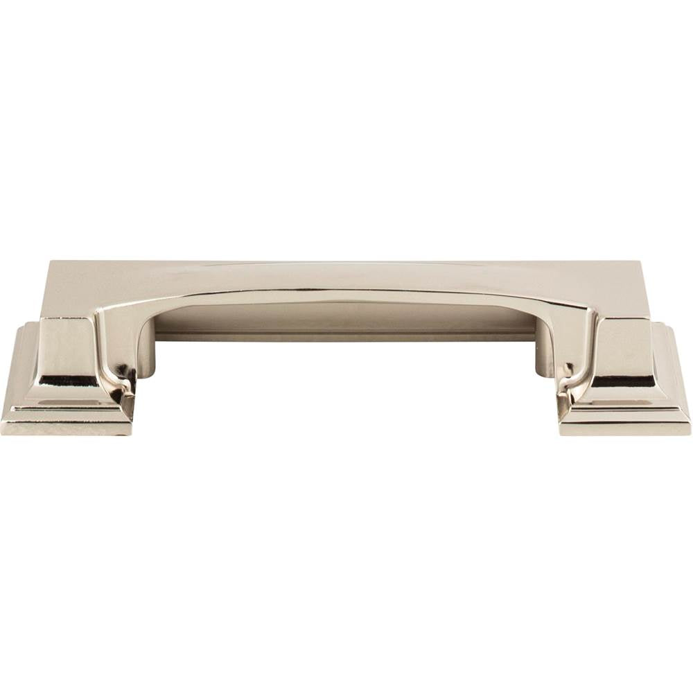 Atlas - Sutton Place Cup Pull 3 Inch (c-c) Polished Nickel - Polished Nickel