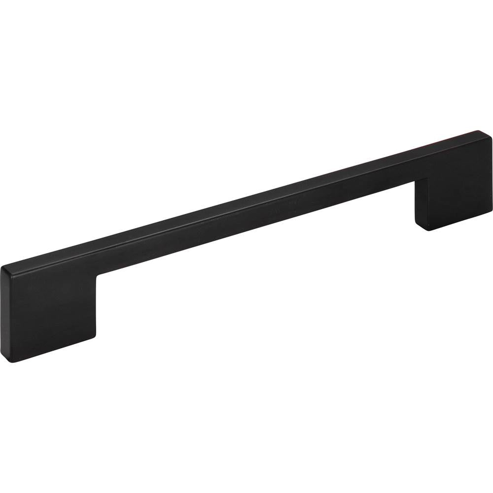 Thin Square Pull 7 9/16 Inch (c-c) Matte Black