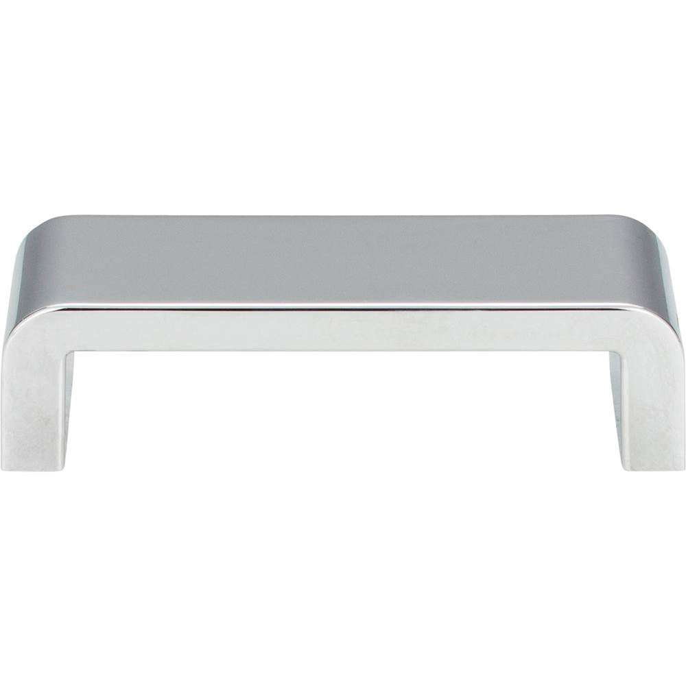Atlas - Platform Pull 3 3/4 Inch (c-c) Polished Chrome - Polished Chrome