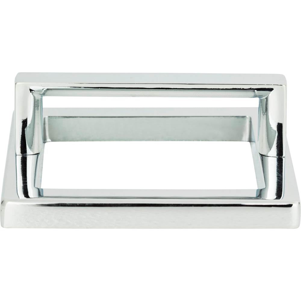 Atlas - Tableau Square Base and Top 2 1/2 Inch (c-c) Polished Chrome - Polished Chrome