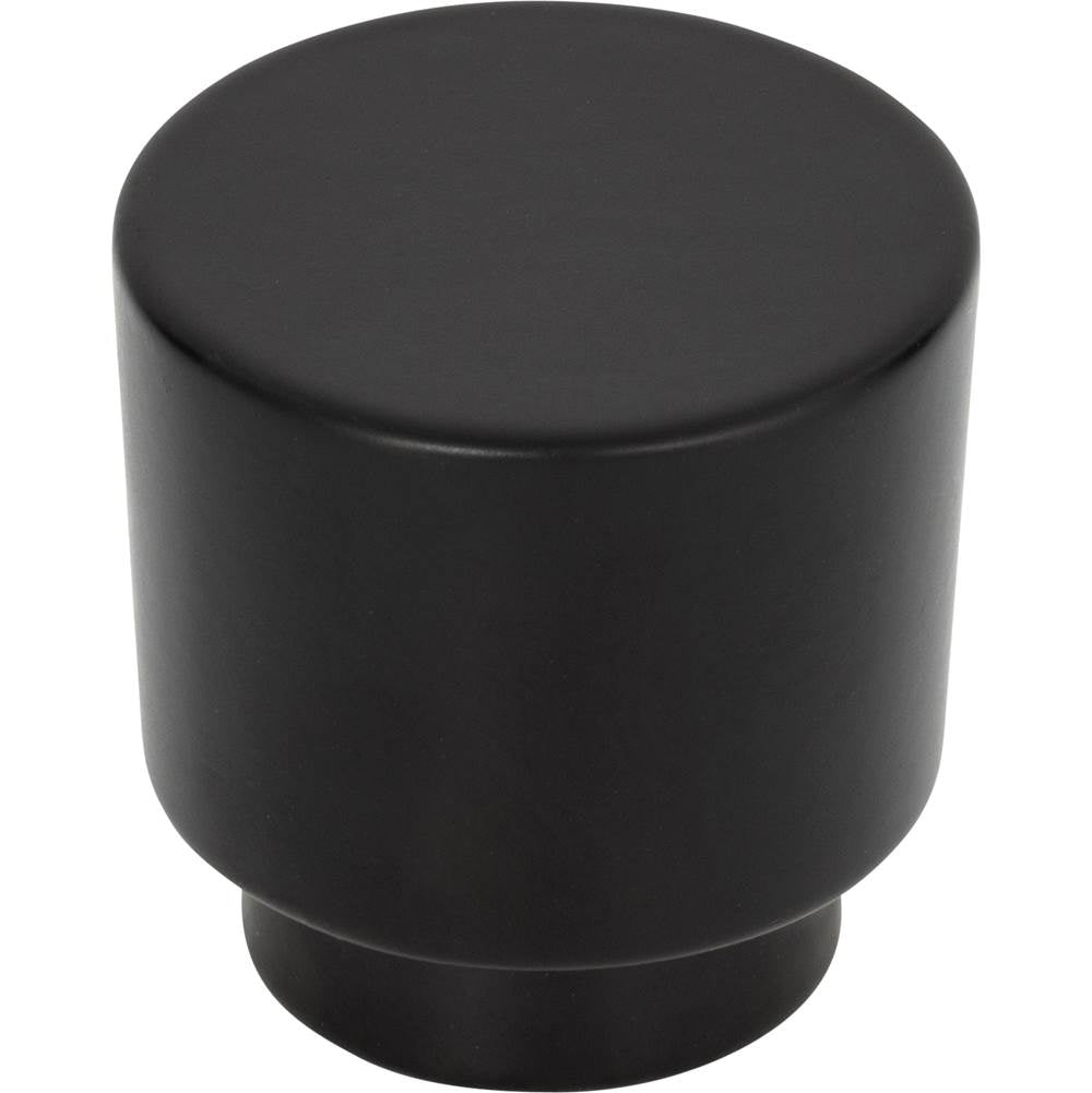 Atlas - Tom Tom Knob 1 1/4 Inch Matte Black - Matte Black