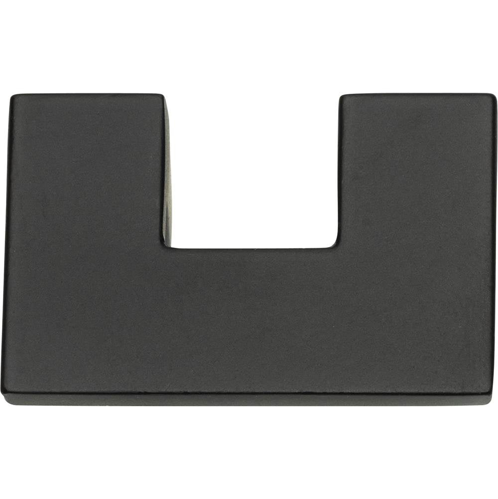 U Turn Knob 1 1/4 Inch (c-c) Matte Black