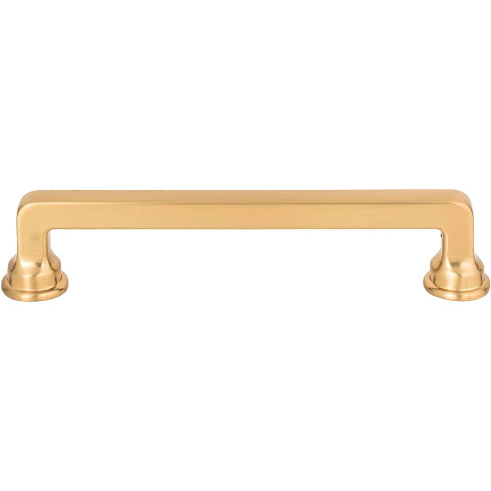 Atlas - Oskar Pull 5 1/16 Inch (c-c) Warm Brass - Warm Brass