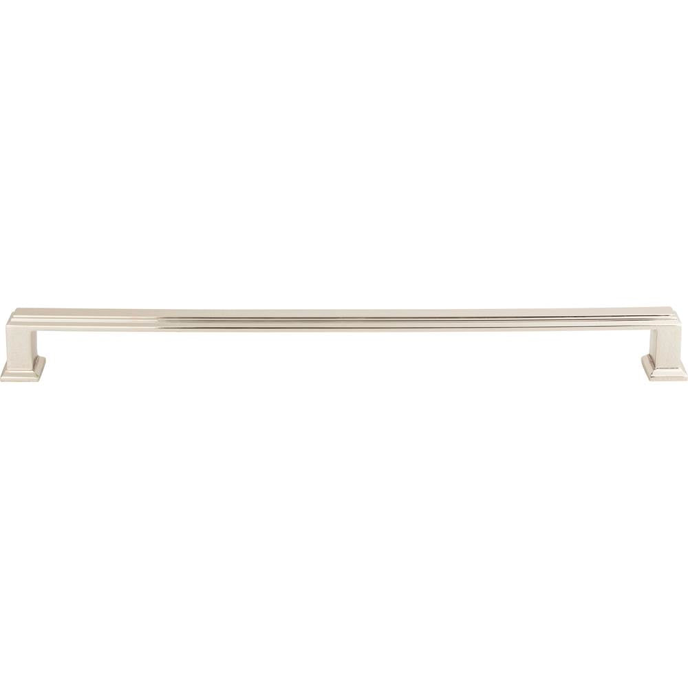 Atlas - Sutton Place Pull 11 5/16 Inch (c-c) Polished Nickel - Polished Nickel