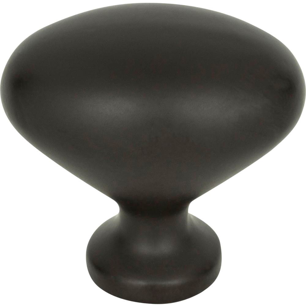 Atlas - Robin Egg Knob 1 1/4 Inch Aged Bronze - Aged Bronze