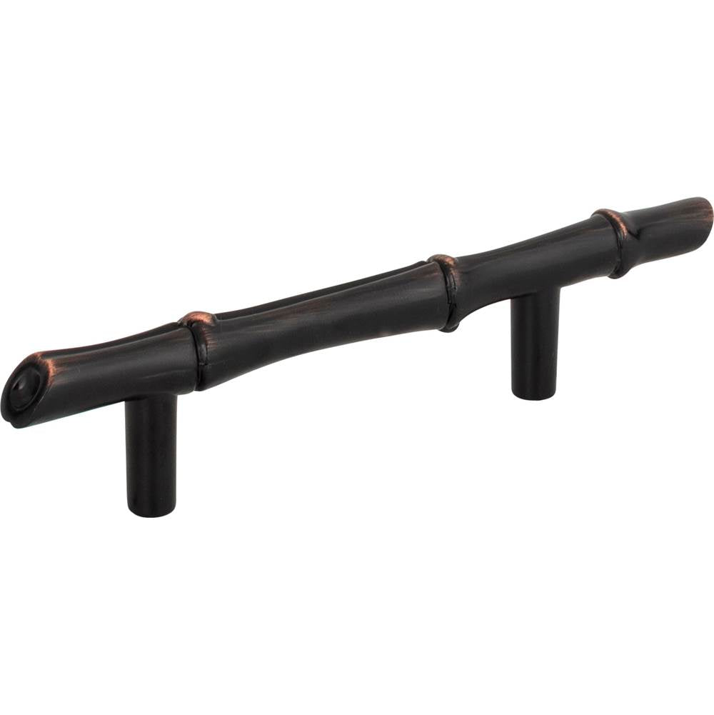Bamboo Pull 3 Inch (c-c) Burnished Bronze