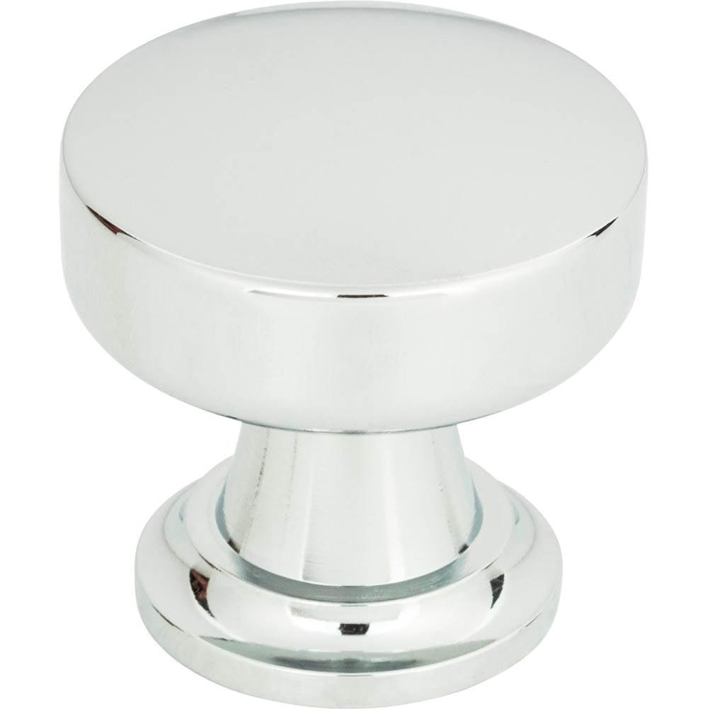 Atlas - Browning Round Knob 1 1/4 Inch Polished Chrome - Polished Chrome