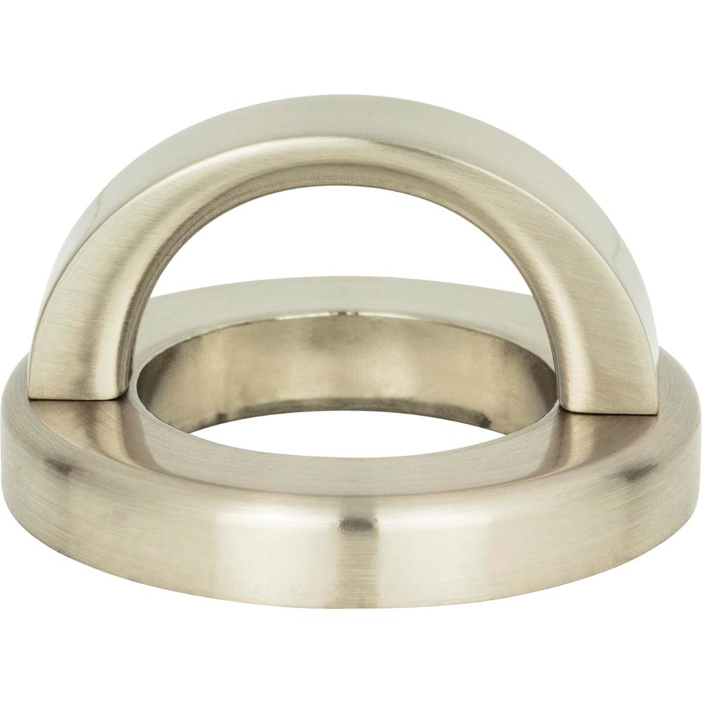 Atlas - Tableau Round Base and Top 1 7/16 Inch (c-c) Brushed Nickel - Brushed Nickel