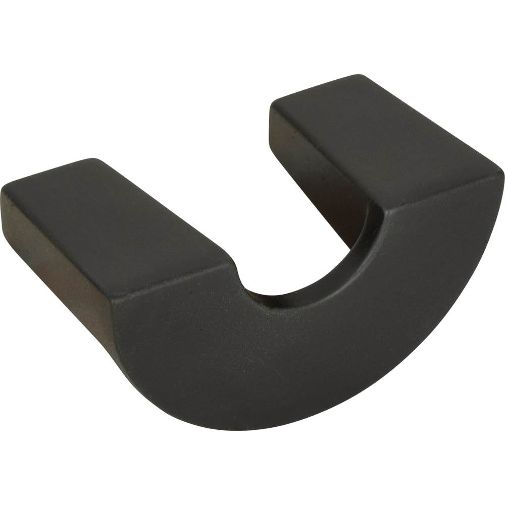 Roundabout Knob 1 1/4 Inch (c-c) Matte Black
